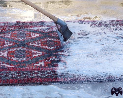 ¿Cómo se limpia una alfombra oriental?