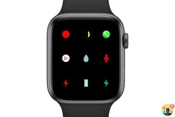 ¿Qué es el ícono i en el Apple Watch?