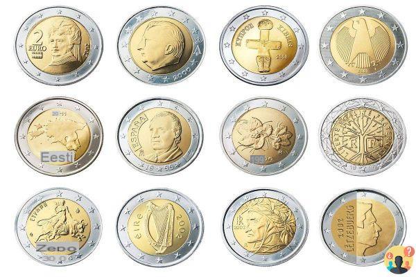 ¿Cuánto valen las monedas de 2 euros?