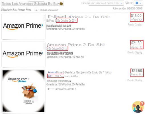 ¿Cuántas cuentas de Amazon Prime?