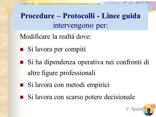 ¿Diferencia entre procedimiento y protocolo?