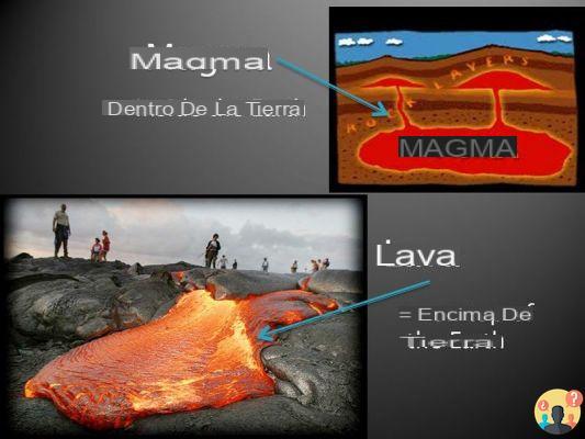 ¿Cuál es la diferencia entre lava o magma?