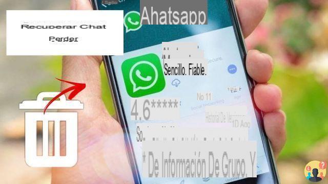 ¿Cómo recuperar un chat vacío en whatsapp?