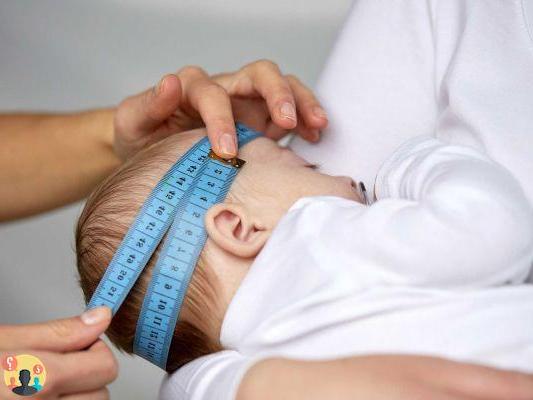 ¿Qué tan grande debe ser la circunferencia de la cabeza de un bebé?