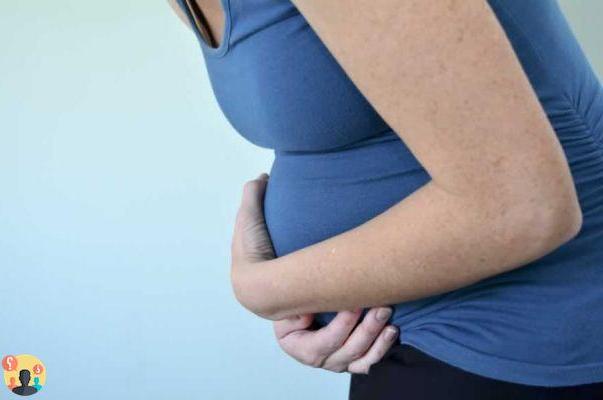 Calambres en el vientre durante el embarazo?