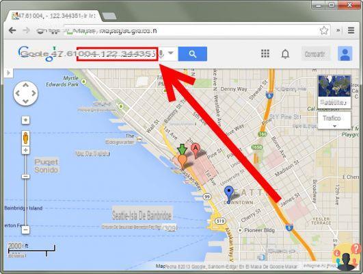 ¿Cómo ingresar las coordenadas de Google Maps?