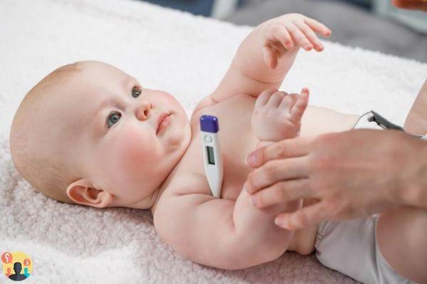 ¿Cómo se mide la fiebre de un recién nacido?