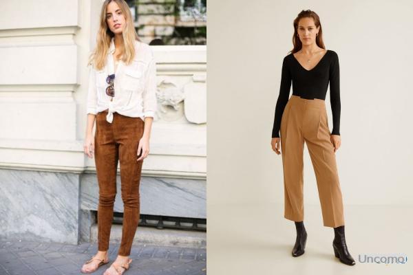 ¿Qué color combinar con un pantalón marrón?