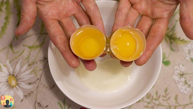 ¿Huevo con dos yemas de superstición?