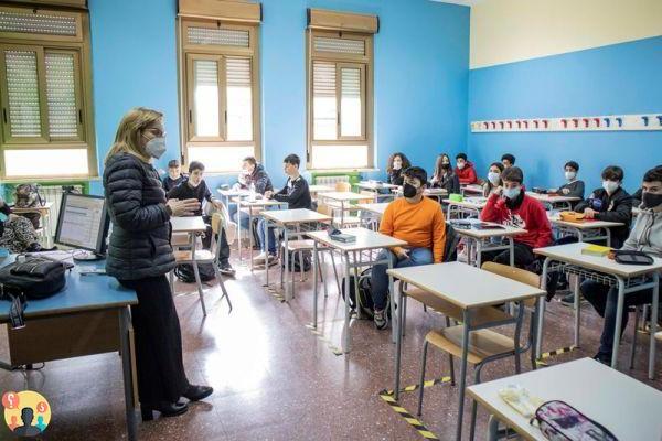 ¿Cuándo comenzarán las escuelas en Calabria?