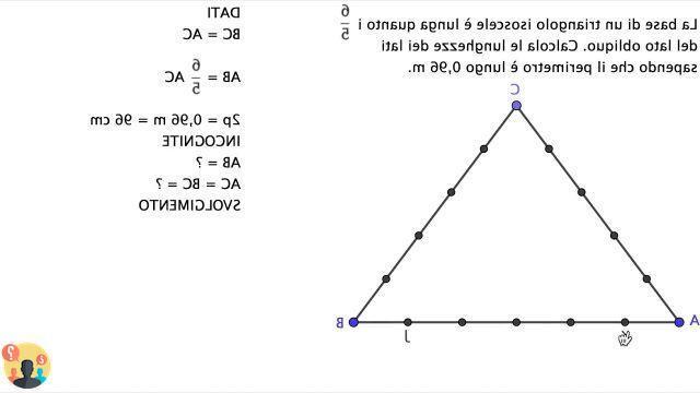 ¿Cuál es el lado oblicuo de un triángulo isósceles?