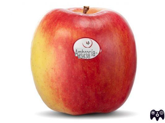 ¿Cuánto pesa una manzana de ambrosía?