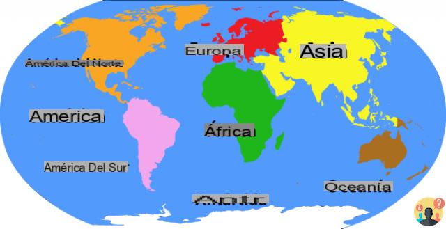 ¿Cuáles y cuántos continentes hay?