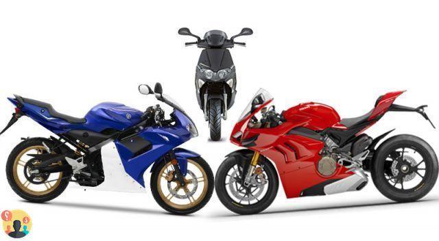 ¿Diferencia entre ciclomotores y motocicletas?