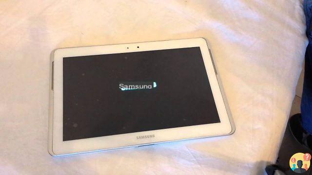 ¿Reiniciar la tableta Samsung?