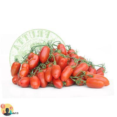 ¿Cuánto pesa 1 tomate san marzano?
