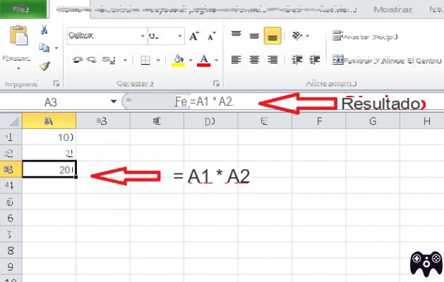¿Cómo configurar multiplicaciones en Excel?