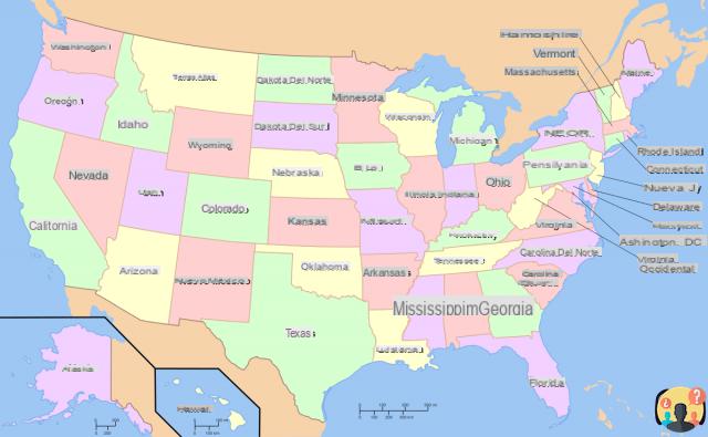 ¿Cuántos estados incluyen a los Estados Unidos de América?