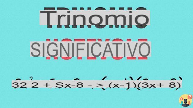 ¿Qué es un trinomio particular?