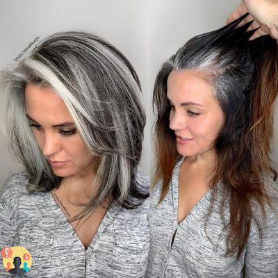 ¿Cómo te tiñes el pelo de gris?