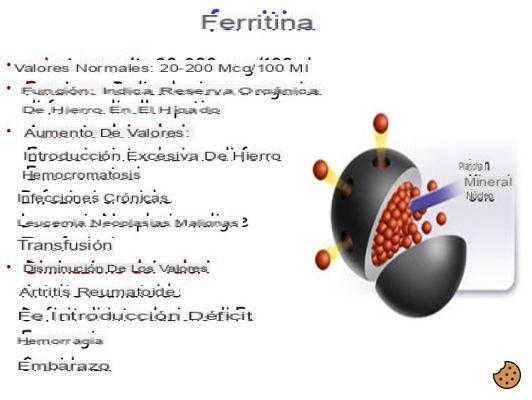 ¿Valores normales de ferritina?
